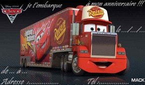 carte anniversaire cars mack